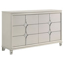 Olivia 4-piece Queen Bedroom Set Pearl White