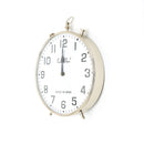 Decorative & Classic Aluminium Silver Table Clock-Desk clock