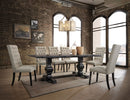 Morland 7 Pieces Dining Room Set - Black