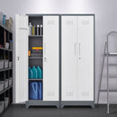 Lockers With Locking Doors, Adjustable Shelves, High Broom Tool Storage Cabinet by HouseOfZazla