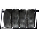 Heavy Duty Adjustable Garage Wall Multi-Tire Rack Storage - Black by HouseOfZazla