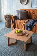 Teak Coffee Table - Natural Wood / Brown by Unique Piece Furniture