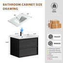 30 Inch Bathroom Vanity Cabinet With Ceramic Sink by HouseOfZazla