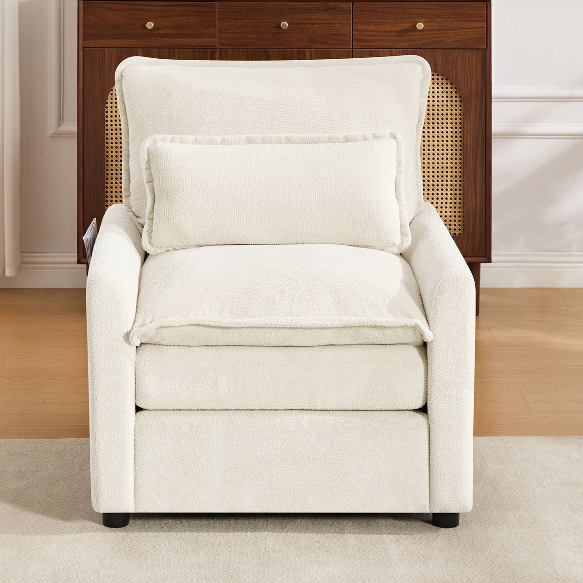 Modern Single Seat Accent Chair With Side Storage Pockets, photo 11 of 40