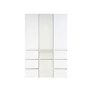 Elise - Modular Closet System & Mirror - White by HouseOfZazla