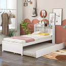Twin Bed With Trundle, Bookcase by Unique Piece Furniture