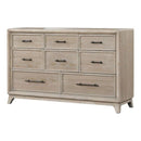 8 Drawers 1 Piece Dresser, Ample Storage Bedroom - Oak