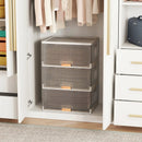 3/4/5/6-Cube Stackable Storage Bins with Detachable Wheels by LJGDeals