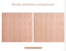 Reversible Alphabet Wooden Tracing Board – ABC Upper & Lowercase Learning Aid