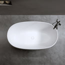 47'' Independent Solid Surface Resin Stone Bathtub