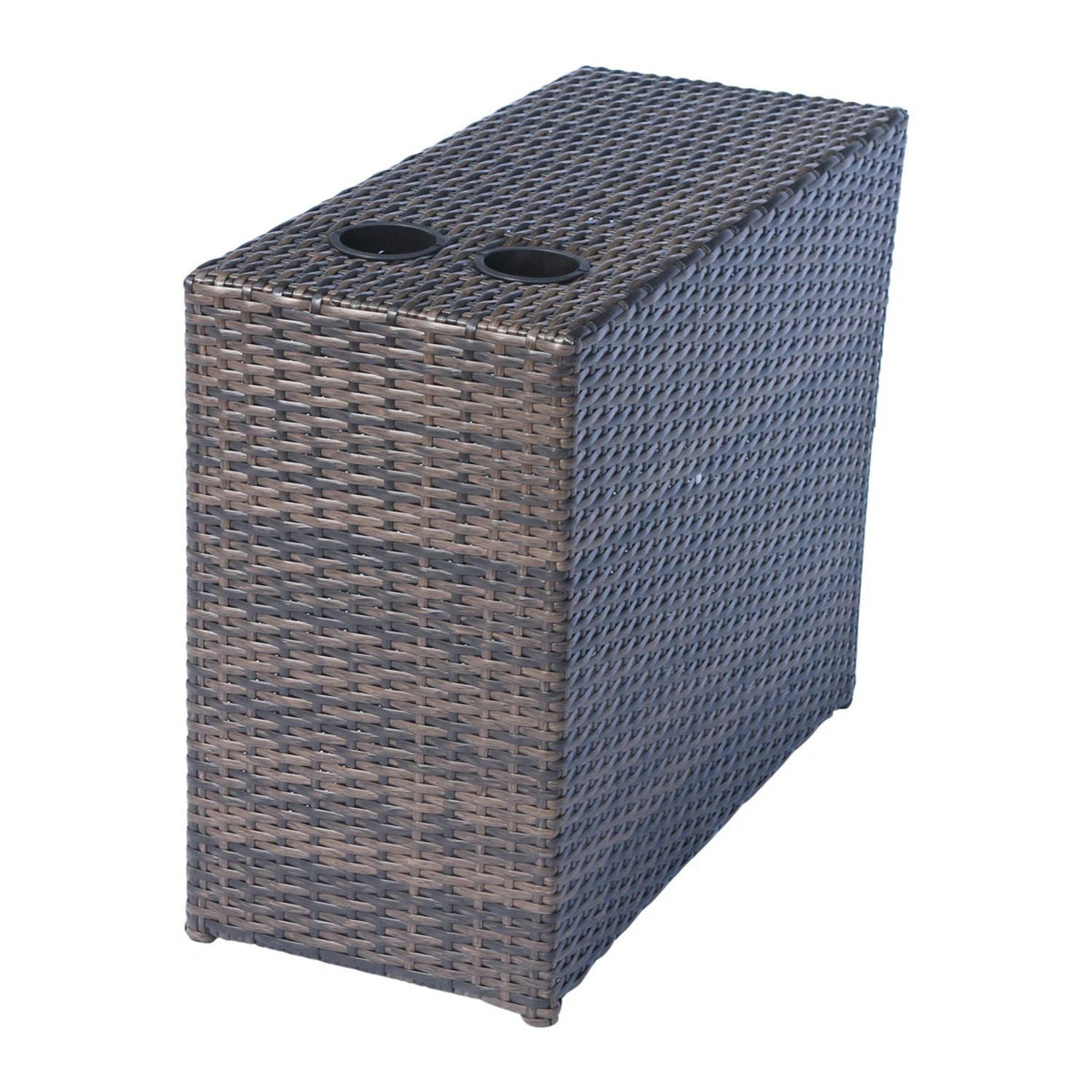 2 Person Wicker Conversation Set With Cushions, Weather Resistant, photo 3 of 19