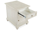 Newport - Chairside End Table - Alabaster