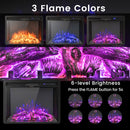 26" Electric Fireplace Insert