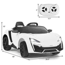 12V 2.4G RC Electric Vehicle with Lights-White