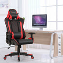 Massage Gaming Chair with Lumbar Support and Headrest by LJGDeals