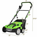 15 Inch 13 Amp Electric Scarifier with Collection Bag and Removable Blades by LJGDeals
