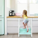 Kids Step Stool Learning Helper with Armrest for Kitchen Toilet Potty Training by LJGDeals