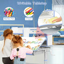 Kids Multifunctional Writing Desk with Tilt Desktop and Book Shelf by LJGDeals