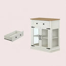 Modern Glass Door Cabinet – 3 Styles | Adjustable Shelves | Compact Storage Cupboard by 2Dropme