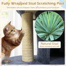 26 Inch Cat Tower with Large Padded Push Perch and Dual Condos by LJGDeals