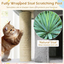 26 Inch Cat Tower with Large Padded Push Perch and Dual Condos by LJGDeals