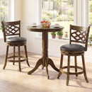 26 Inch Counter Height Bar Stools Set of 2 with Rubber Wood Frame by LJGDeals