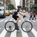 26 Inch Mountain Bike Adjustable with 6-Speed and All-terrain Rubber Wheels