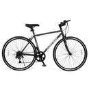 26 Inch Mountain Bike Adjustable with 6-Speed and All-terrain Rubber Wheels by LJGDeals