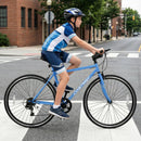 26 Inch Mountain Bike Adjustable with 6-Speed and All-terrain Rubber Wheels by LJGDeals