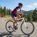 26 Inch Mountain Bike Adjustable with 6-Speed and All-terrain Rubber Wheels by LJGDeals