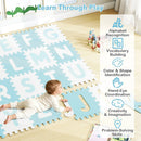 26 Pieces Interlocking ABC Play Mats with Detachable Letters by LJGDeals