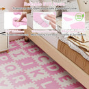 26 Pieces Interlocking ABC Play Mats with Detachable Letters by LJGDeals