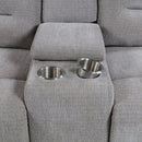 Sebring - 2 Piece Upholstered Reclining Sofa Set With Manual Recline - Gray by HouseOfZazla