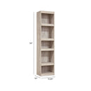 Willowton - Pier - 4 Shelves - Whitewash