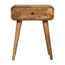 Solid Wood Avora Nightstand with 1-Drawer, Oak-ish