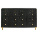 Anser - 8 Drawer Dresser - Black