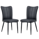 Minimalist Style Minimalist Dining Chairs With Metal Legs by Unique Piece Furniture