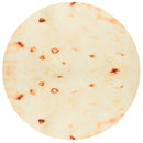 Burrito Tortilla Throw Blanket Pancake Wrap Blanket Soft Round Swaddle for Adults Kids Baby Pets