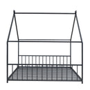 Metal House Bed