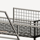 Metal Loft Bed With Built - In Charging Station And LED Light by Unique Piece Furniture