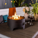 15" Propane Tabletop Gas Fire Pit For Outdoor Spaces