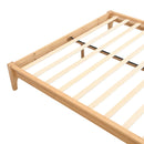 Solid Dry Bamboo Platform Bed Frame, With Slat Support by Unique Piece Furniture