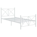 Platform Bed With Modern X-Style Design by HouseOfZazla
