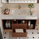 39.4" Floating Bathroom Vanity with Ceramic Sink