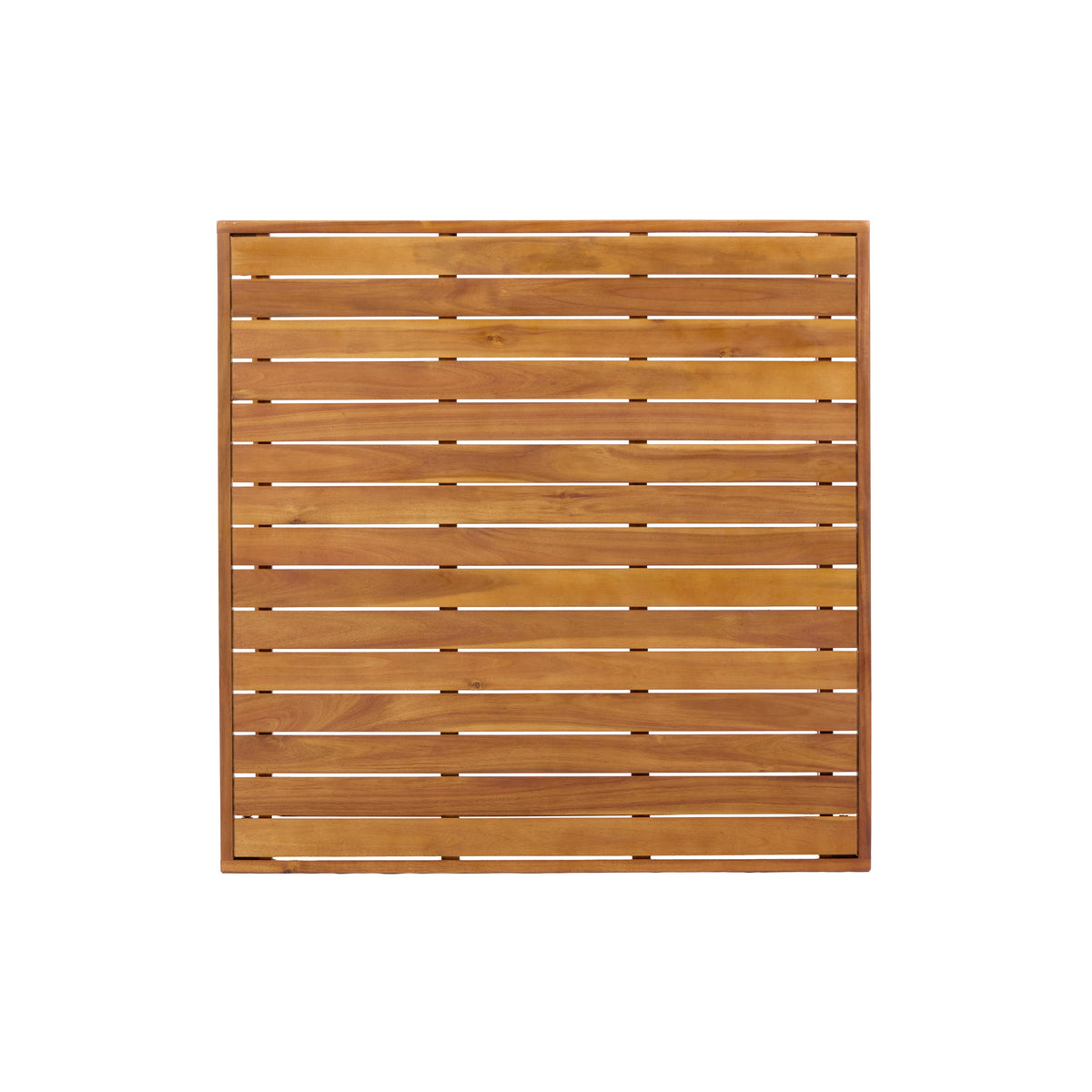 41.14-Inch Height Teak Finish Acacia Solid Wood Outdoor Dining Table, photo 6 of 8