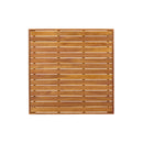 41.14-Inch Height Teak Finish Acacia Solid Wood Outdoor Dining Table by HouseOfZazla