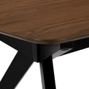 70x35x30" Wood Dining Table
