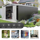 Campcraft Outdoor Storage Shed 10x14 FT with 3 Lockable Doors by HouseOfZazla