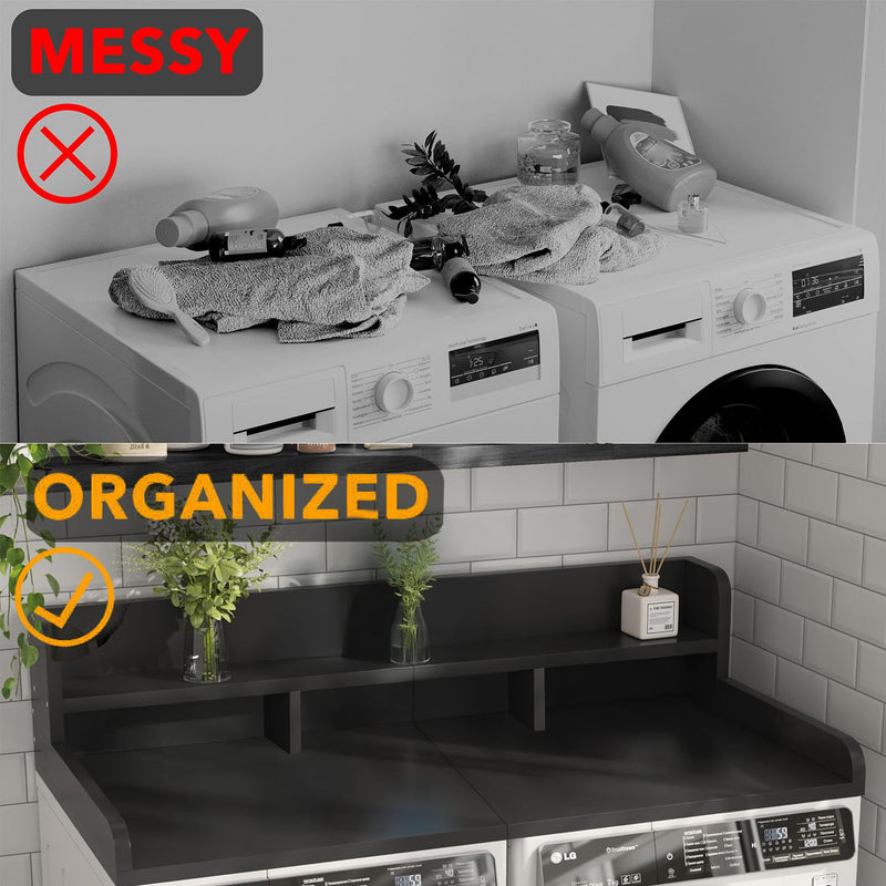 Washer Dryer Countertop with Non-slip Pads - Black, photo 4 of 7