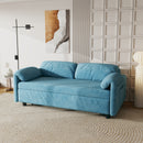 54 "velvet blue sofa sofa bed dual purpose living room retractable bed